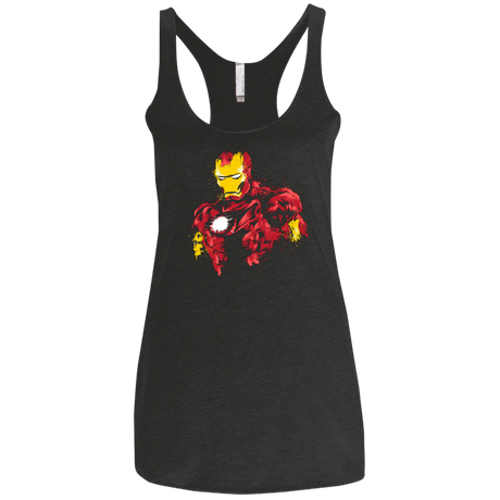 T-Shirts Vintage Black / X-Small THE POWER OF IRON Women's Triblend Racerback Tank