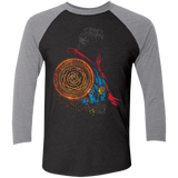 T-Shirts Vintage Black/Premium Heather / X-Small The Power of Magic Men's Triblend 3/4 Sleeve