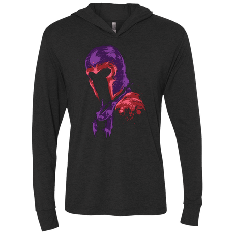 T-Shirts Vintage Black / X-Small The Power of Magnetism Triblend Long Sleeve Hoodie Tee