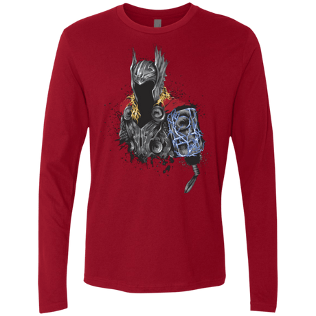 T-Shirts Cardinal / S The Power of Thunder Men's Premium Long Sleeve
