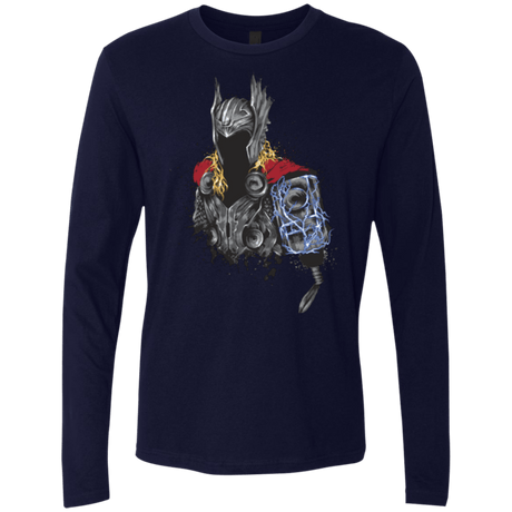 T-Shirts Midnight Navy / S The Power of Thunder Men's Premium Long Sleeve