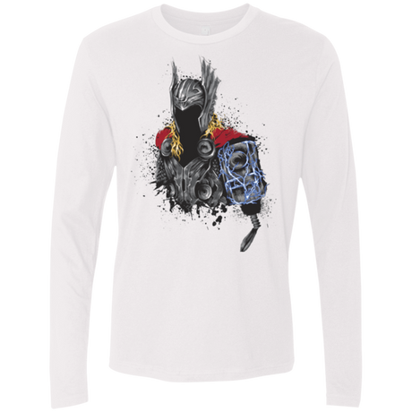 T-Shirts White / S The Power of Thunder Men's Premium Long Sleeve