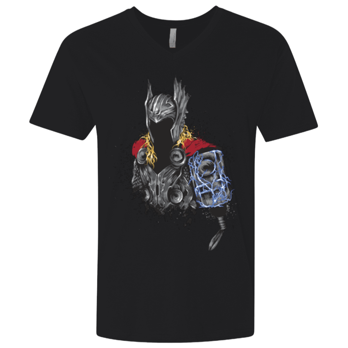 T-Shirts Black / X-Small The Power of Thunder Men's Premium V-Neck