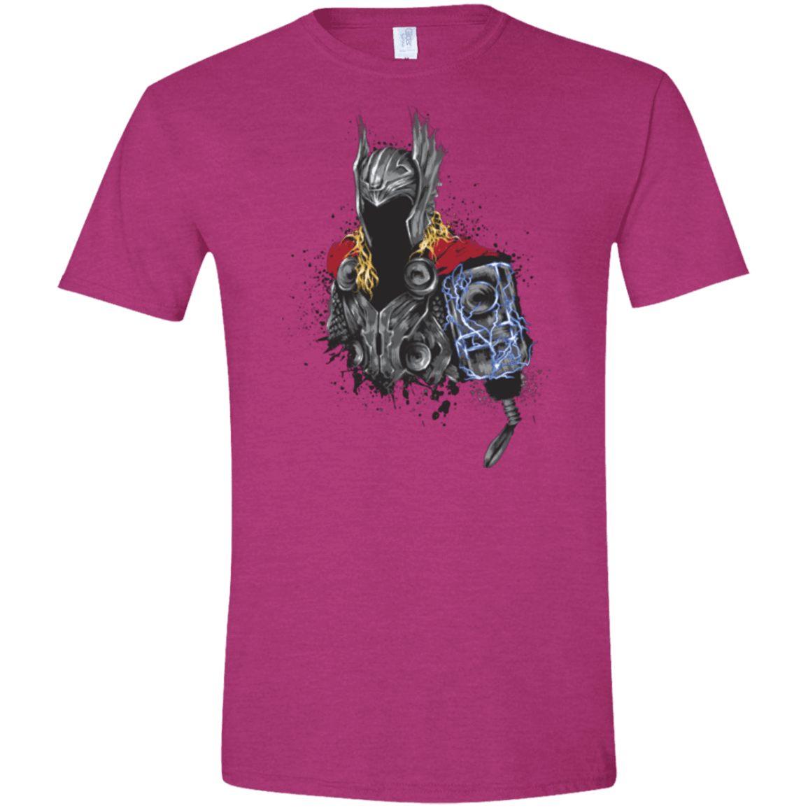 T-Shirts Antique Heliconia / S The Power of Thunder Men's Semi-Fitted Softstyle