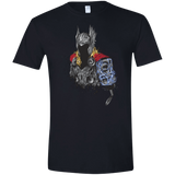 T-Shirts Black / X-Small The Power of Thunder Men's Semi-Fitted Softstyle