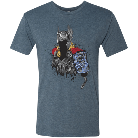 T-Shirts Indigo / S The Power of Thunder Men's Triblend T-Shirt