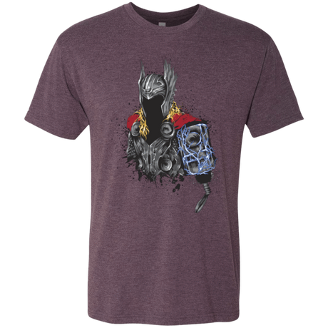T-Shirts Vintage Purple / S The Power of Thunder Men's Triblend T-Shirt