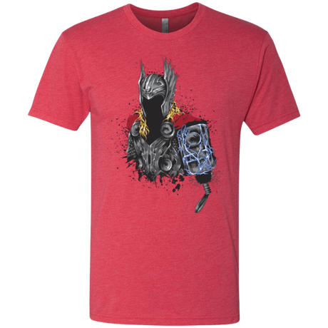 T-Shirts Vintage Red / S The Power of Thunder Men's Triblend T-Shirt