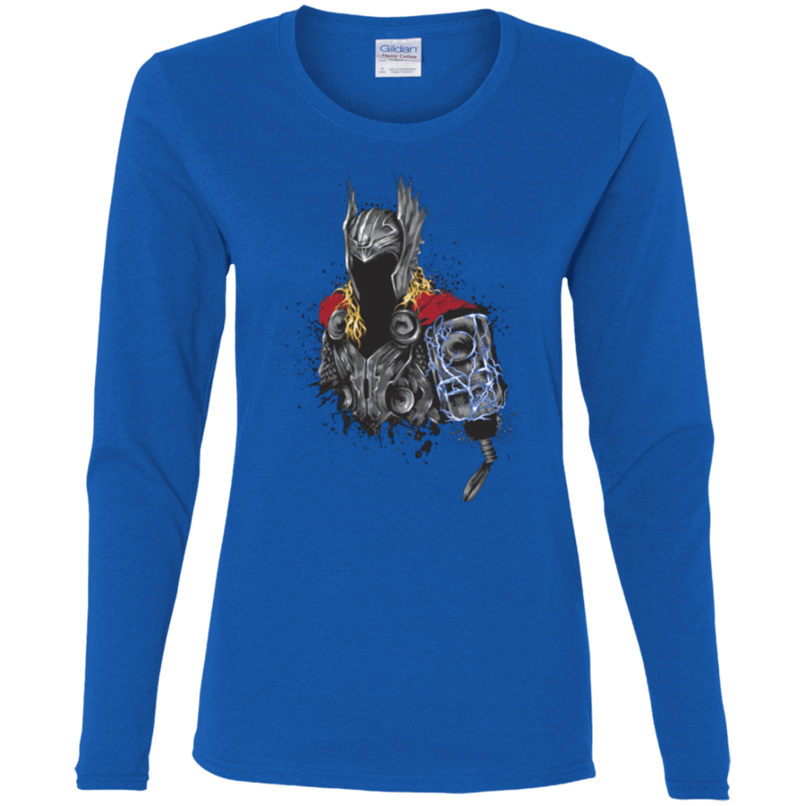 T-Shirts Royal / S The Power of Thunder Women's Long Sleeve T-Shirt