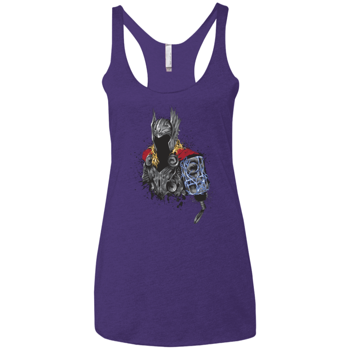 The Power of Thunder Women's Triblend Racerback Tank