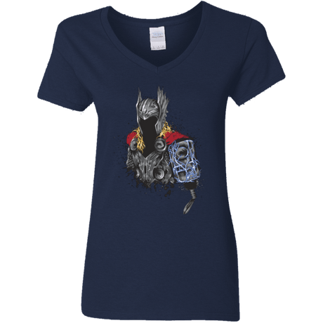 The Power of Thunder Women's V-Neck T-Shirt