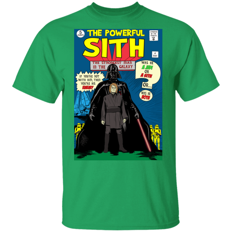 T-Shirts Irish Green / S The Powerful Sith Comic T-Shirt