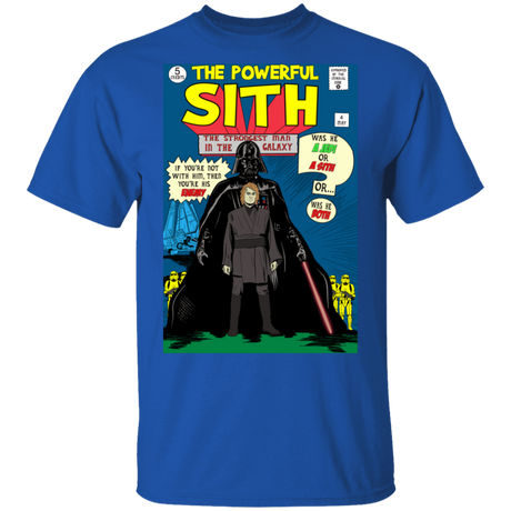 T-Shirts Royal / S The Powerful Sith Comic T-Shirt