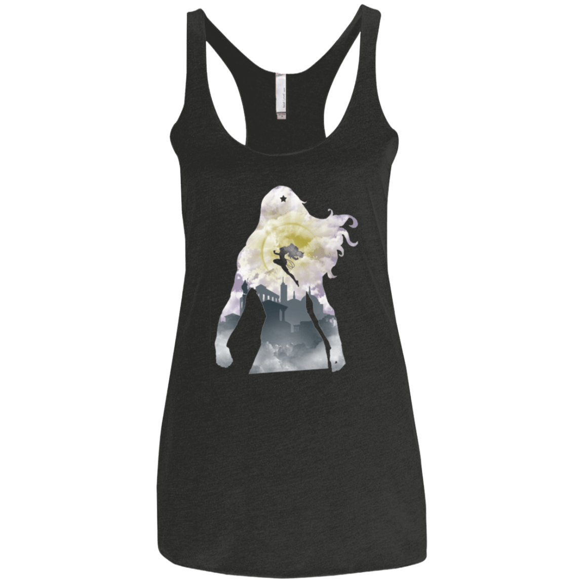 T-Shirts Vintage Black / X-Small The Princess Women's Triblend Racerback Tank