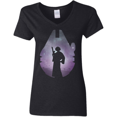 T-Shirts Black / S The Princess Women's V-Neck T-Shirt