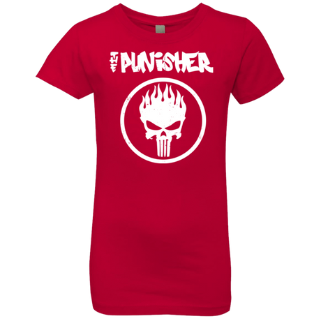 T-Shirts Red / YXS The Punisher Girls Premium T-Shirt