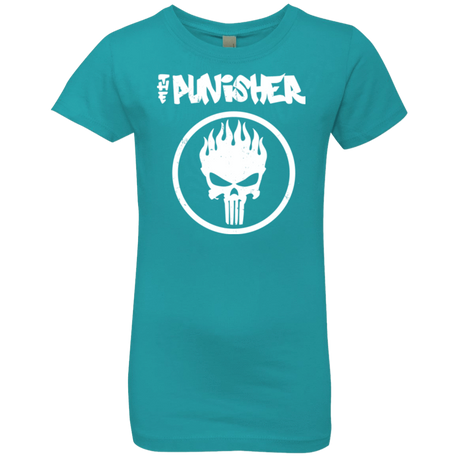 T-Shirts Tahiti Blue / YXS The Punisher Girls Premium T-Shirt