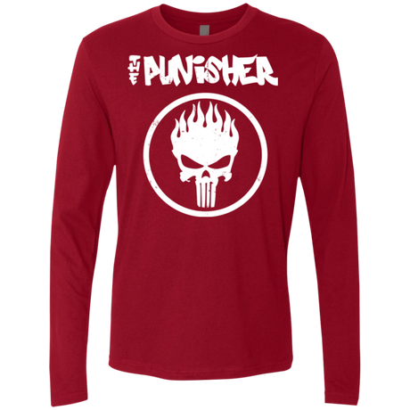 T-Shirts Cardinal / Small The Punisher Men's Premium Long Sleeve