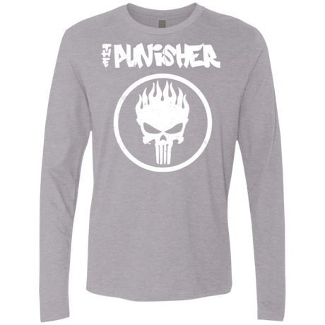 T-Shirts Heather Grey / Small The Punisher Men's Premium Long Sleeve