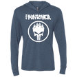 T-Shirts Indigo / X-Small The Punisher Triblend Long Sleeve Hoodie Tee