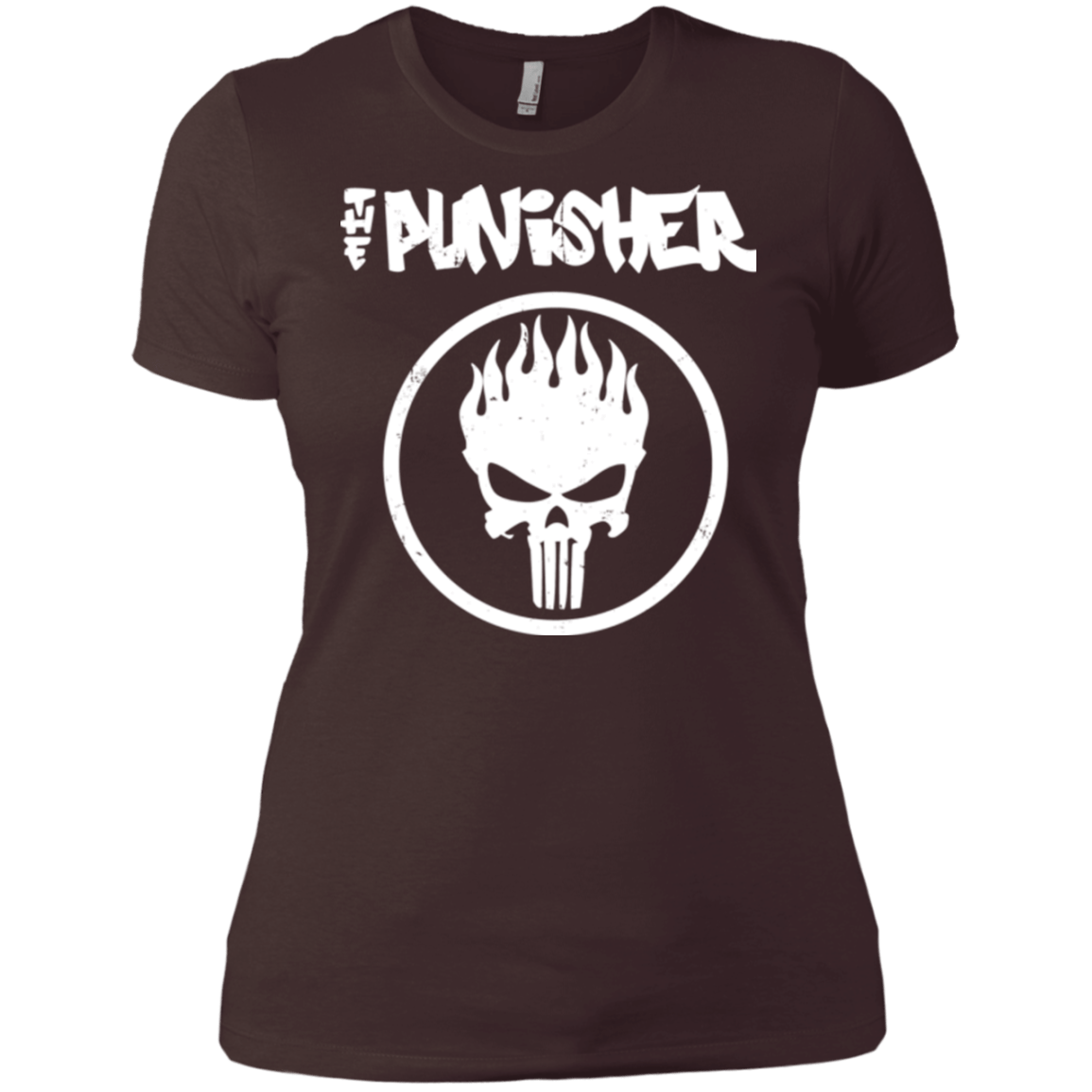 T-Shirts Dark Chocolate / X-Small The Punisher Women's Premium T-Shirt