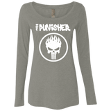 T-Shirts Venetian Grey / Small The Punisher Women's Triblend Long Sleeve Shirt