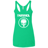 T-Shirts Envy / X-Small The Punisher Women's Triblend Racerback Tank