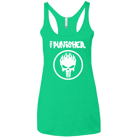 T-Shirts Envy / X-Small The Punisher Women's Triblend Racerback Tank