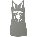 T-Shirts Venetian Grey / X-Small The Punisher Women's Triblend Racerback Tank