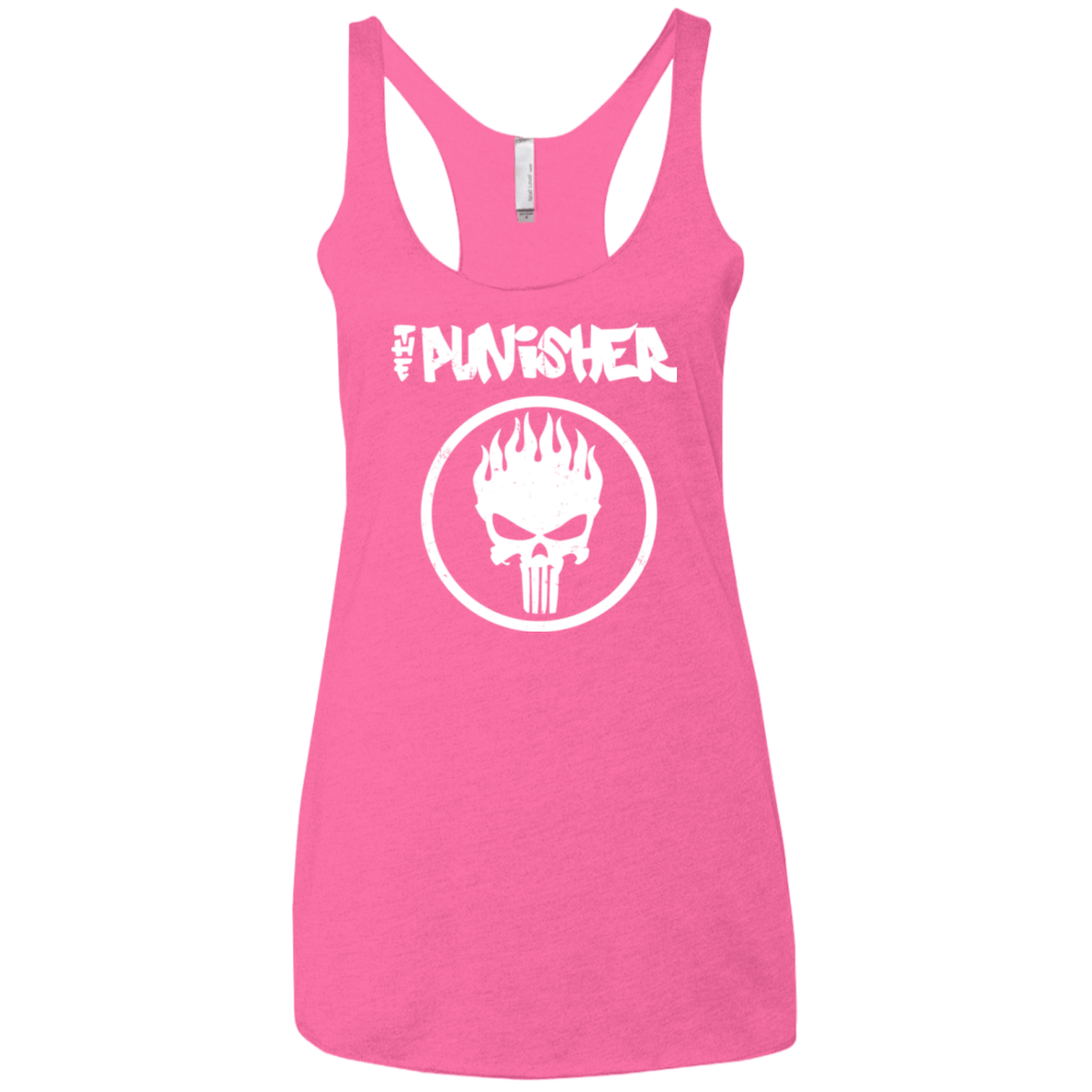 T-Shirts Vintage Pink / X-Small The Punisher Women's Triblend Racerback Tank