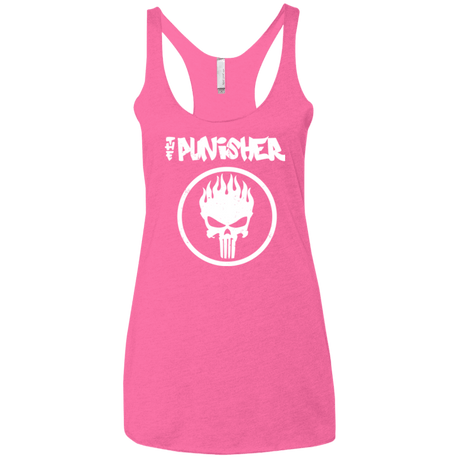 T-Shirts Vintage Pink / X-Small The Punisher Women's Triblend Racerback Tank