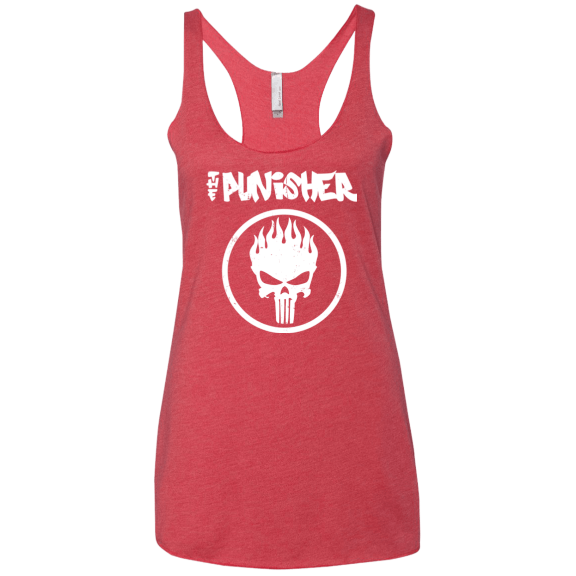 T-Shirts Vintage Red / X-Small The Punisher Women's Triblend Racerback Tank