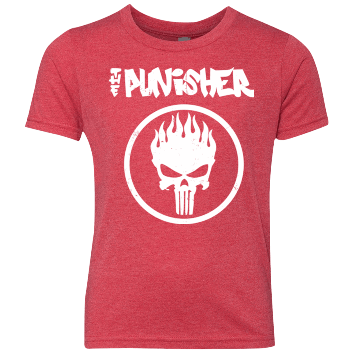 T-Shirts Vintage Red / YXS The Punisher Youth Triblend T-Shirt