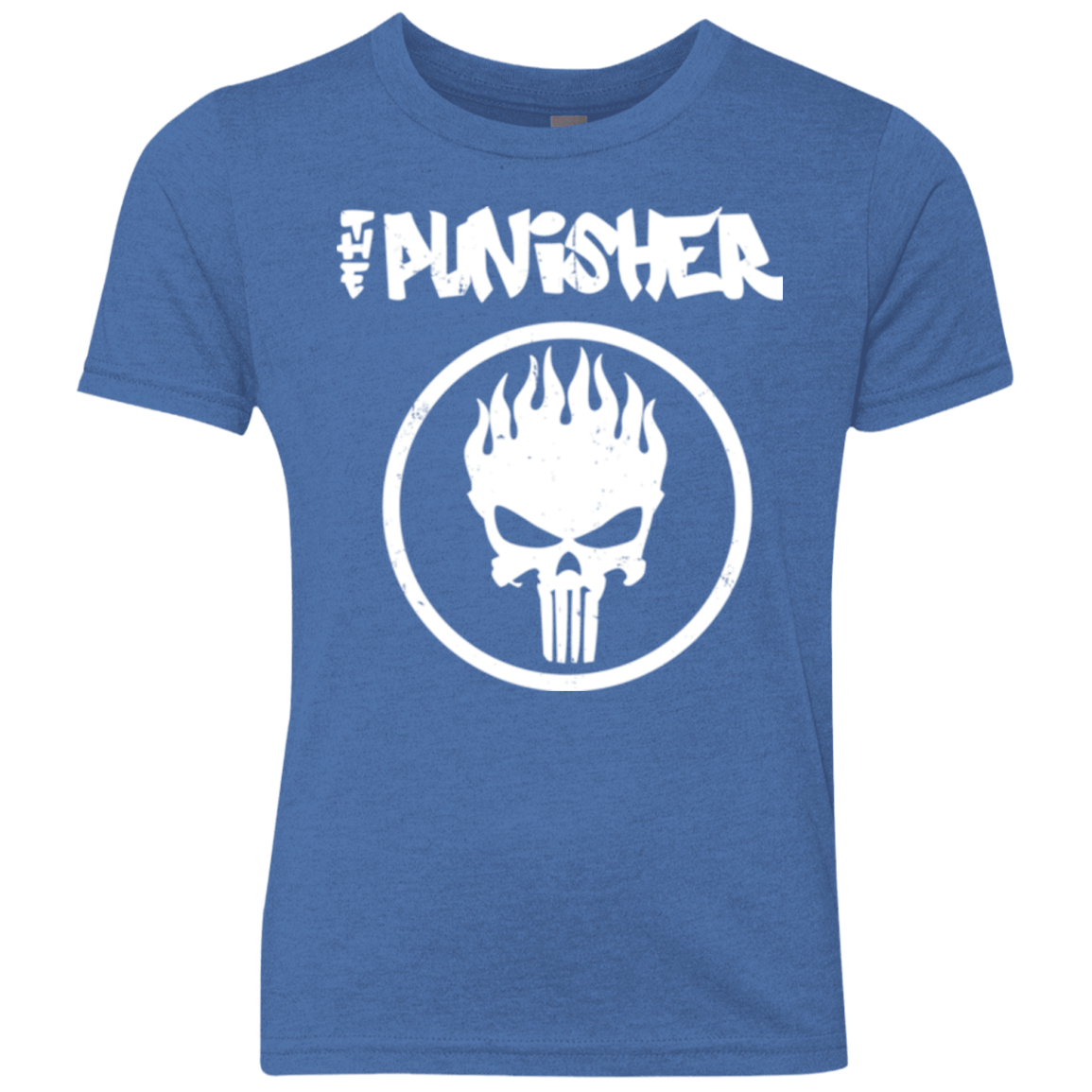 T-Shirts Vintage Royal / YXS The Punisher Youth Triblend T-Shirt