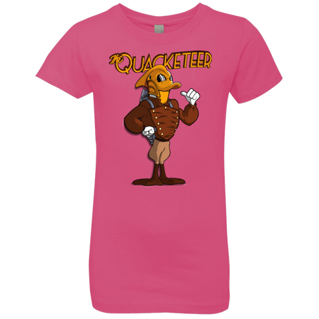 T-Shirts Hot Pink / YXS The Quacketeer Girls Premium T-Shirt