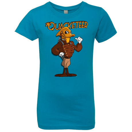 T-Shirts Turquoise / YXS The Quacketeer Girls Premium T-Shirt