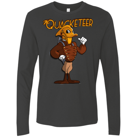 T-Shirts Heavy Metal / Small The Quacketeer Men's Premium Long Sleeve