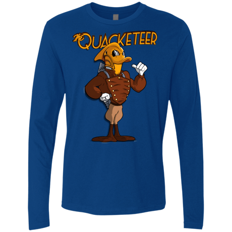 T-Shirts Royal / Small The Quacketeer Men's Premium Long Sleeve