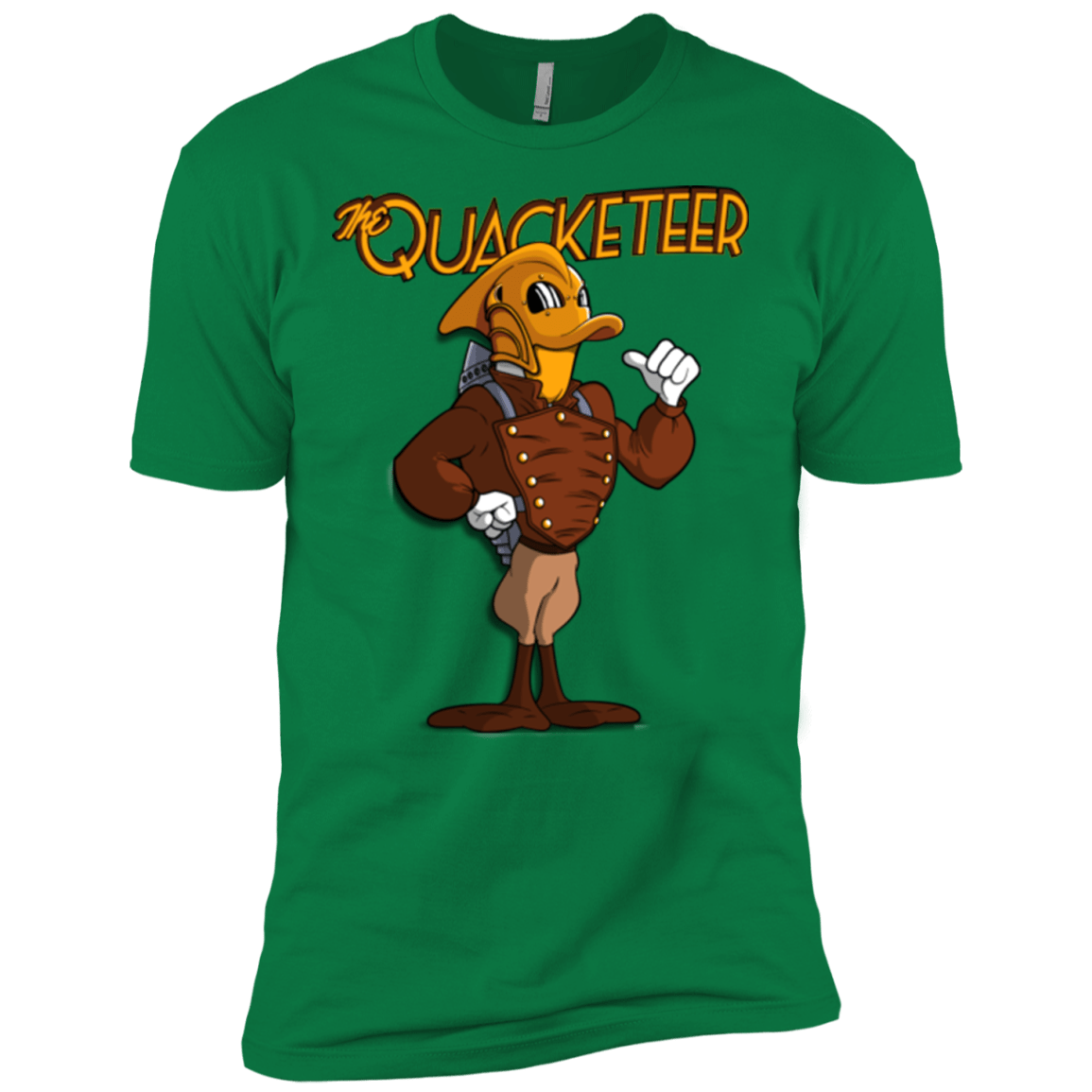 T-Shirts Kelly Green / X-Small The Quacketeer Men's Premium T-Shirt