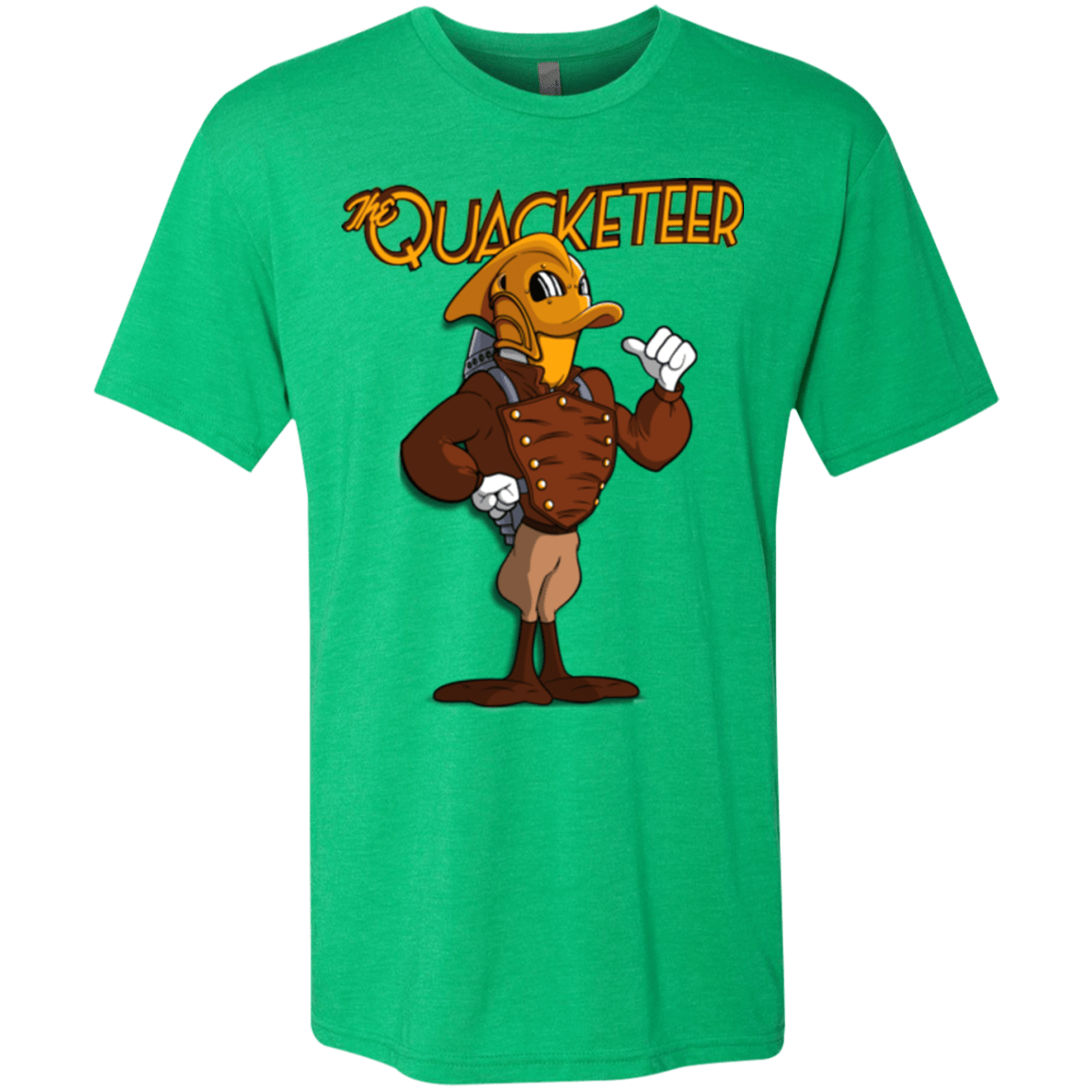 T-Shirts Envy / Small The Quacketeer Men's Triblend T-Shirt