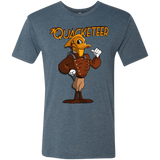 T-Shirts Indigo / Small The Quacketeer Men's Triblend T-Shirt