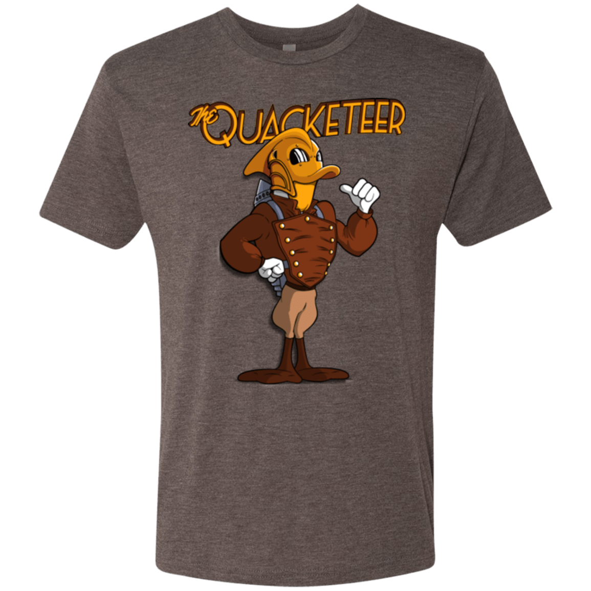 T-Shirts Macchiato / Small The Quacketeer Men's Triblend T-Shirt