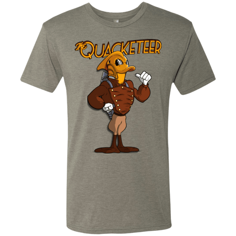 T-Shirts Venetian Grey / Small The Quacketeer Men's Triblend T-Shirt