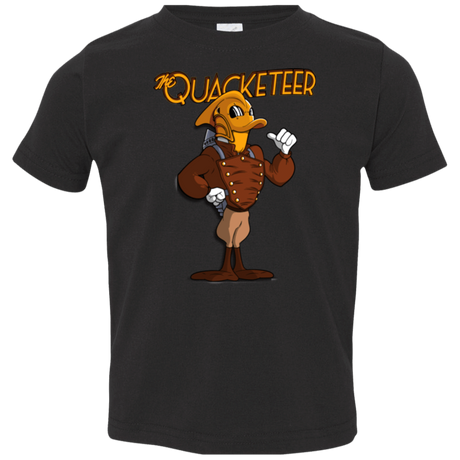 T-Shirts Black / 2T The Quacketeer Toddler Premium T-Shirt