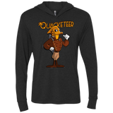 T-Shirts Vintage Black / X-Small The Quacketeer Triblend Long Sleeve Hoodie Tee