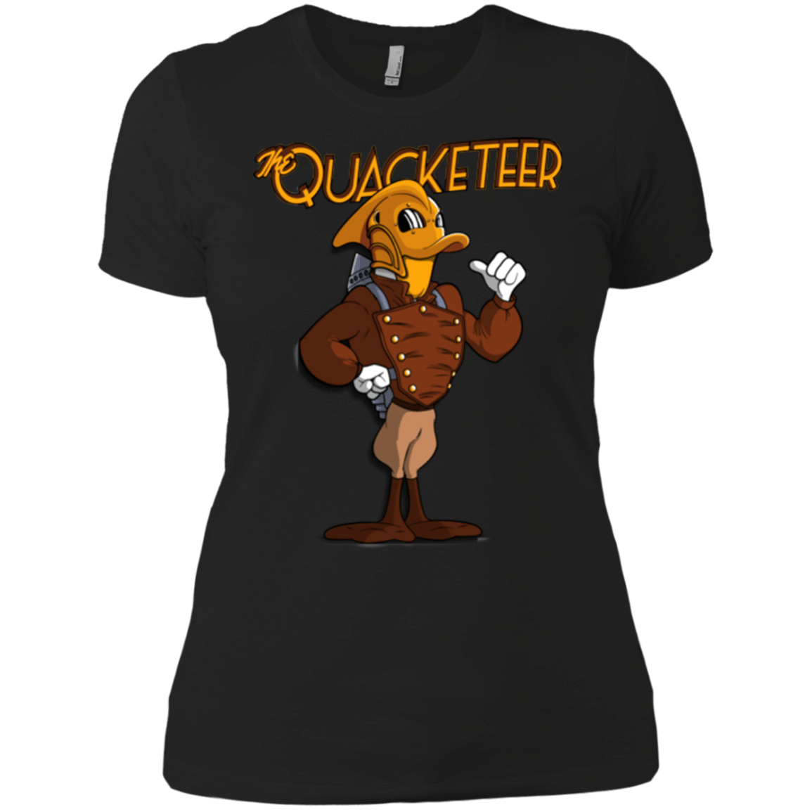 T-Shirts Black / X-Small The Quacketeer Women's Premium T-Shirt