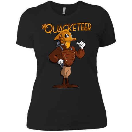 T-Shirts Black / X-Small The Quacketeer Women's Premium T-Shirt