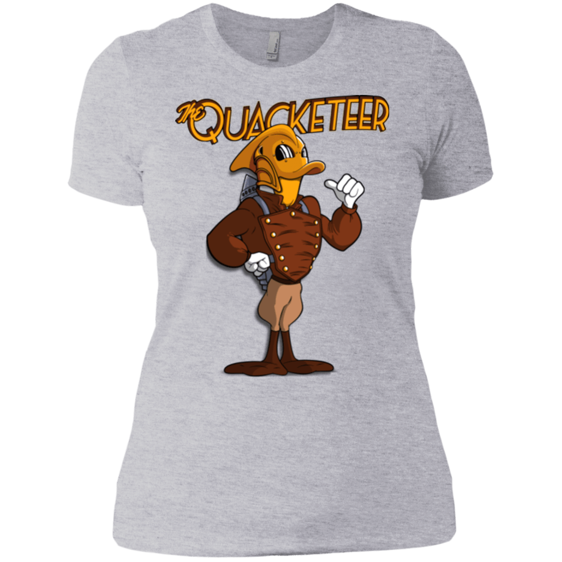 T-Shirts Heather Grey / X-Small The Quacketeer Women's Premium T-Shirt