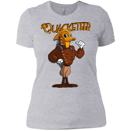 T-Shirts Heather Grey / X-Small The Quacketeer Women's Premium T-Shirt