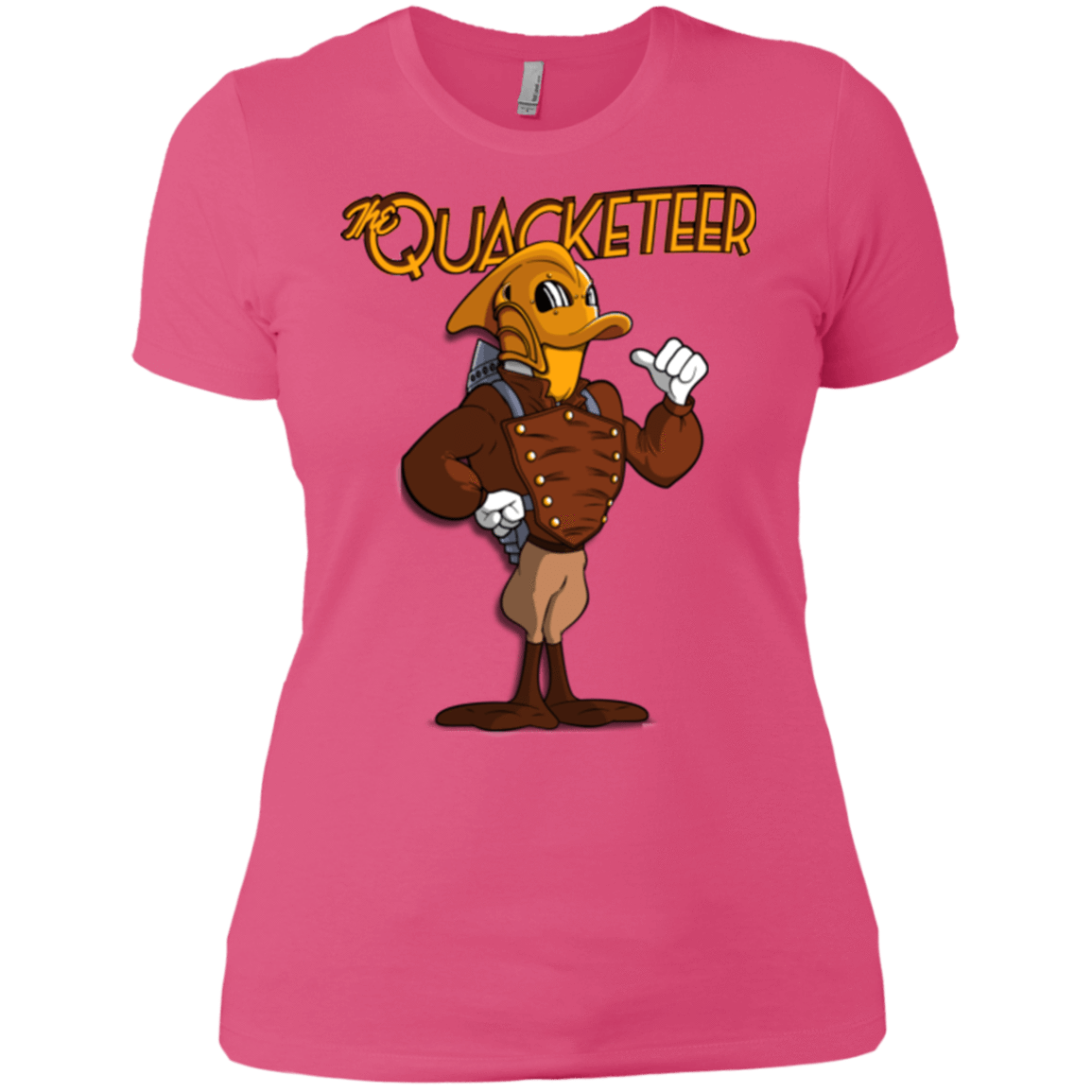 T-Shirts Hot Pink / X-Small The Quacketeer Women's Premium T-Shirt